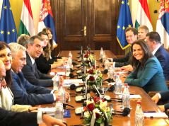 9 September 2022 The National Assembly Speaker in meeting with Hungarian President Katalin Novak